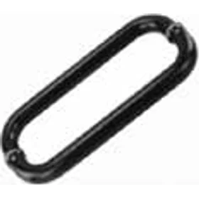 Pull Handle (200mm) Back To Back Round Black