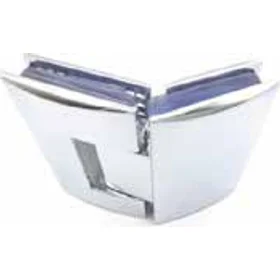 135° Glass To Glass Hinge Brass Chrome Plated