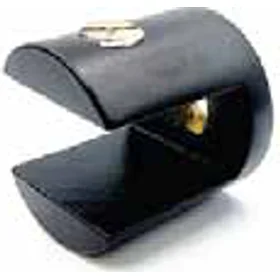 Glass Shelf Holder Brass / Black 25mm - No Hole - Glass To Wall