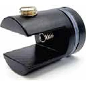 Glass Shelf Holder Brass / Black 25mm - No Hole -Glass To Glass