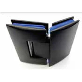 135° Glass To Glass Hinge Zinc Black