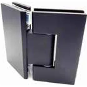 135° Glass To Glass Hinge Stainless Steel Black