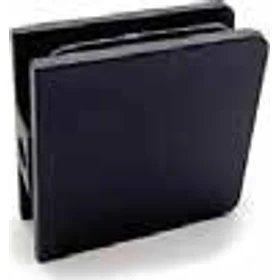 90° (U-Clamp) Wall To Glass Single Fix Clamp Stainless Steel Black