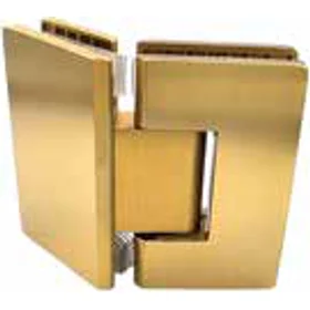135° Glass To Glass Hinge Stainless Steel Satin Gold