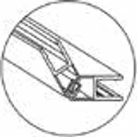 135° Magnetic Seal White 2.2M 8-10mm