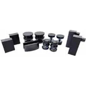 Edge Slider Single Door Kit Black